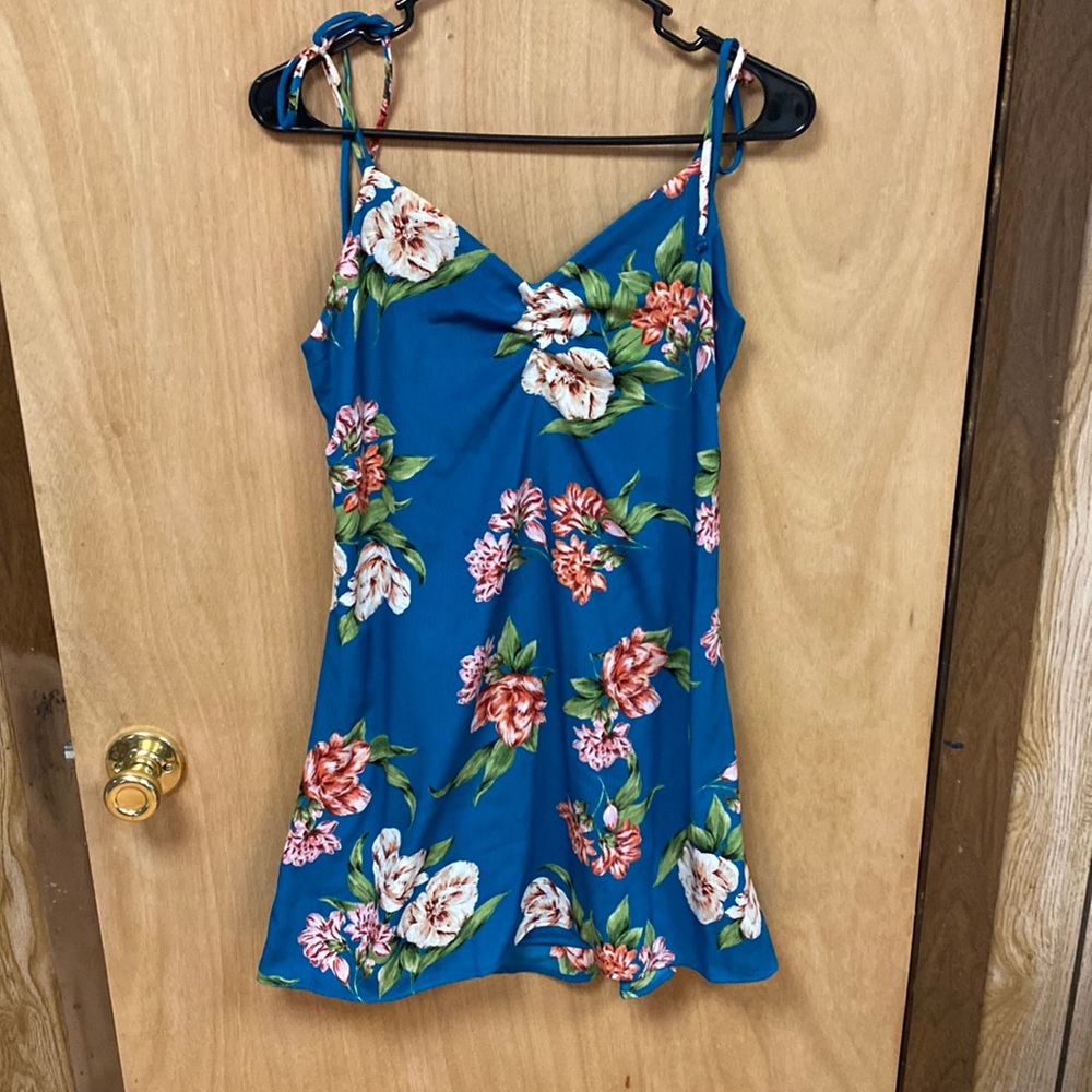 Peach Love California floral dress.